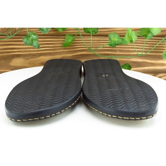 Born Concept Sz 7 M Black Flip Flop Synthetic Women Sandals - Picture 10 of 11